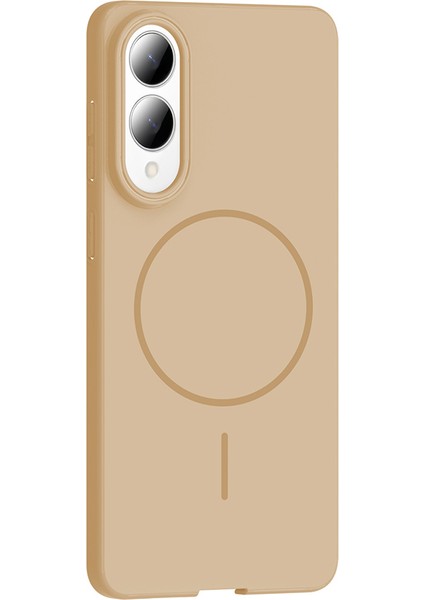 Samsung Galaxy S25 Edge Kılıf M-safe Şarj Özellikli Zore Ruby Sert Kapak fiyatları