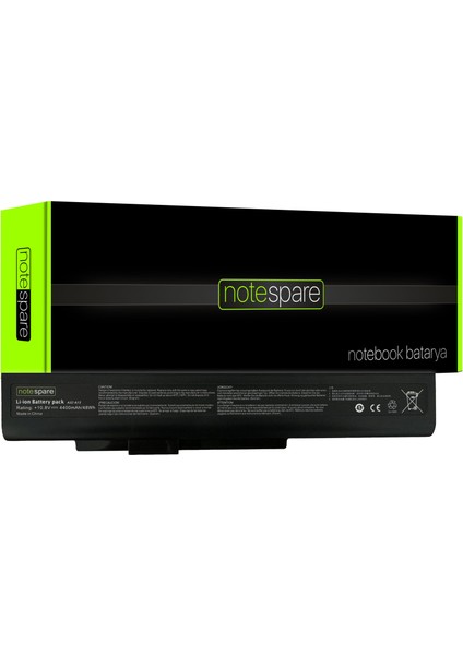 Casper ile Uyumlu Nb 15.6 CNC.2430-6K35B-G, Nb 15.6 CNC.2430-8L35B Notebook Batarya Pil