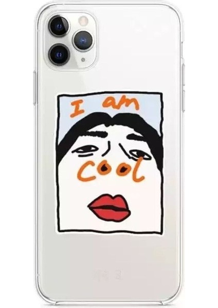 Xiaomi Mi Mix Cool Yazı Desenli Şeffaf Kılıf
