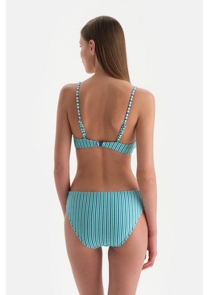 Beyaz-Lacivert Normal Bel Bikini Alt fiyatları