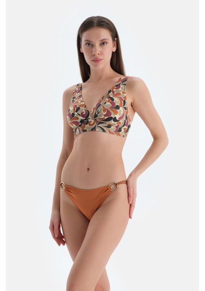 Açık Kahve Normal Bel Bikini Alt