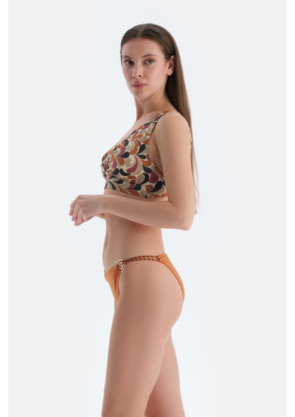 Açık Kahve Normal Bel Bikini Alt modelleri