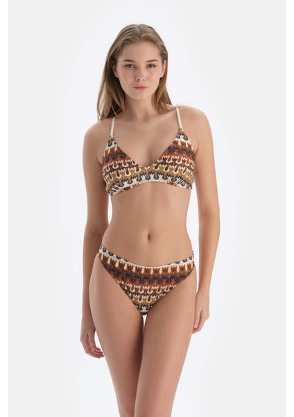 Kahverengi Düşük Bel Bikini Alt