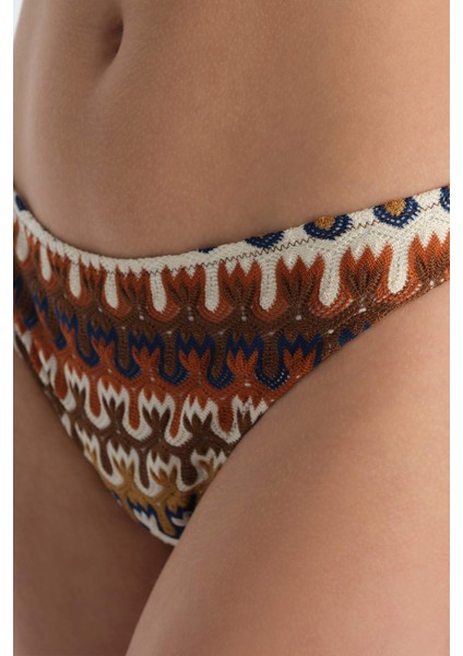 Kahverengi Düşük Bel Bikini Alt
