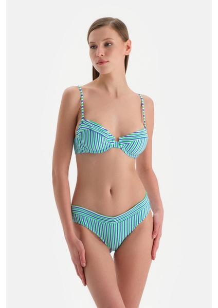 Beyaz-Lacivert Normal Bel Bikini Alt fırsatları