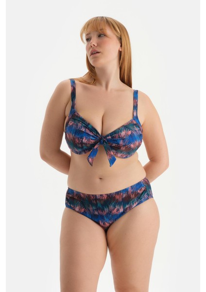 Pudra Yüksek Bel Bikini Alt