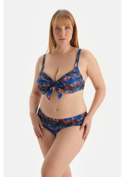 Pudra Yüksek Bel Bikini Alt