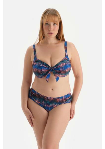 Pudra Yüksek Bel Bikini Alt