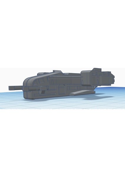 Masa Üstü Oyunlar Için Razorcrest Starship Uzay Gemisi Modeli Remikslendi THN4843142