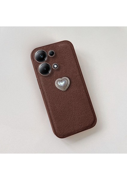 Xiaomi Poco M6 Pro Uyumlu Kılıf Zebana Velvix Silikon Kılıf Kahverengi fiyatları