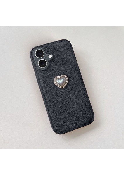 Apple iPhone 16 Uyumlu Kılıf Zebana Velvix Silikon Kılıf Siyah fiyatları