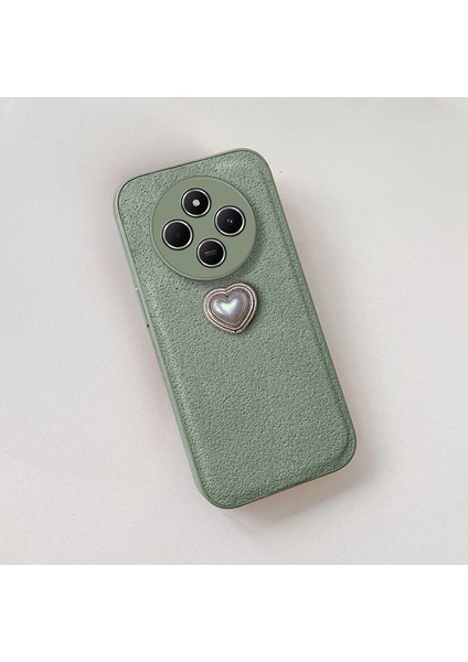 Xiaomi Redmi 14C Uyumlu Kılıf Zebana Velvix Silikon Kılıf Yeşil fiyatları