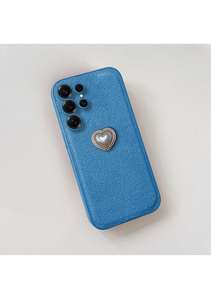 Samsung Galaxy S25 Ultra Uyumlu Kılıf Zebana Velvix Silikon Kılıf Açık Mavi fiyatları