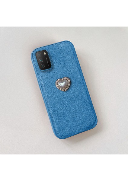 Xiaomi Poco M3 Uyumlu Kılıf Zebana Velvix Silikon Kılıf Açık Mavi fiyatları