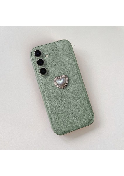 Samsung Galaxy S23 Uyumlu Kılıf Zebana Velvix Silikon Kılıf Yeşil fiyatları