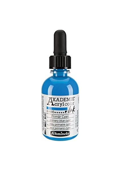 Akademie Akrilik Mürekkep 50 ml 446 Primary Blue Cyan