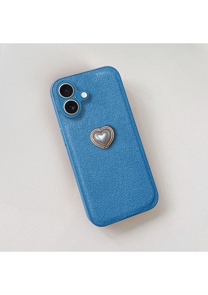 Apple iPhone 16 Uyumlu Kılıf Zebana Velvix Silikon Kılıf Açık Mavi fiyatları