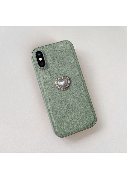 Apple iPhone Xs Uyumlu Kılıf Zebana Velvix Silikon Kılıf Yeşil fiyatları