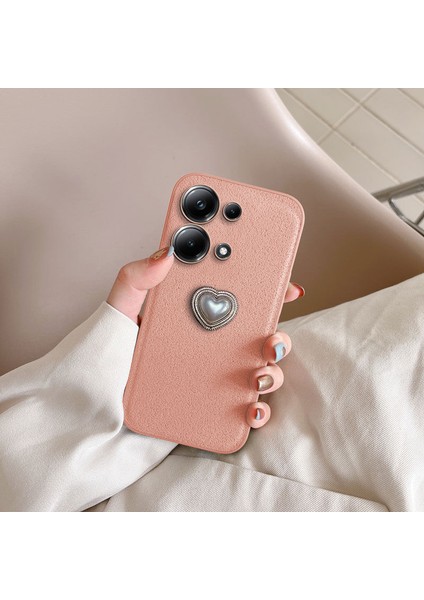 Xiaomi Redmi Note 13 4g Uyumlu Kılıf Zebana Velvix Silikon Kılıf Rose Gold