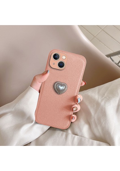 Apple iPhone 15 Plus Uyumlu Kılıf Zebana Velvix Silikon Kılıf Rose Gold
