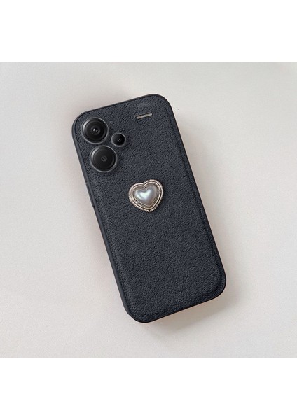 Xiaomi Redmi Note 13 Pro Plus 5g Uyumlu Kılıf Zebana Velvix Silikon Kılıf Siyah