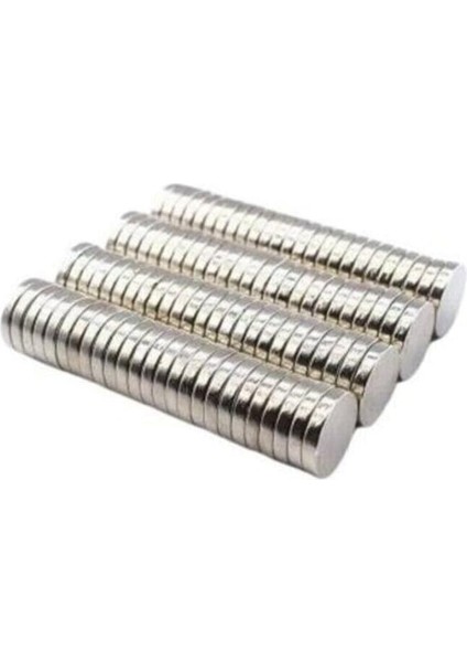 Yuvarlak Neodyum Mıknatıs Magnet - 10 mm Çap - 3 mm Kalınlık - 4 Adet