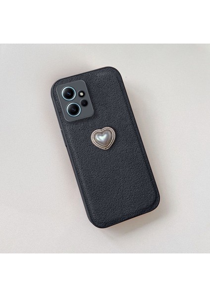 Xiaomi Redmi Note 12 Uyumlu Kılıf Zebana Velvix Silikon Kılıf Siyah