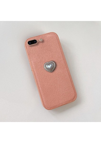 Apple iPhone 8 Plus Uyumlu Kılıf Zebana Velvix Silikon Kılıf Rose Gold fiyatları