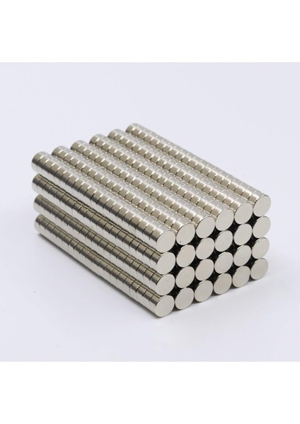 Yuvarlak Neodyum Mıknatıs Magnet - 6 mm Çap - 3 mm Kalınlık - 8 Adet
