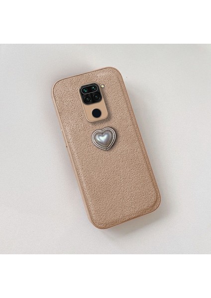 Xiaomi Redmi Note 9 Uyumlu Kılıf Zebana Velvix Silikon Kılıf Açık Kahverengi fiyatları
