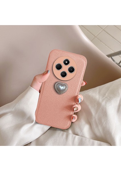 Xiaomi Redmi 14C Uyumlu Kılıf Zebana Velvix Silikon Kılıf Rose Gold