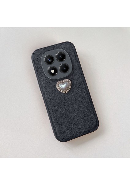 Xiaomi Redmi Note 14 Pro Uyumlu Kılıf Zebana Velvix Silikon Kılıf Siyah