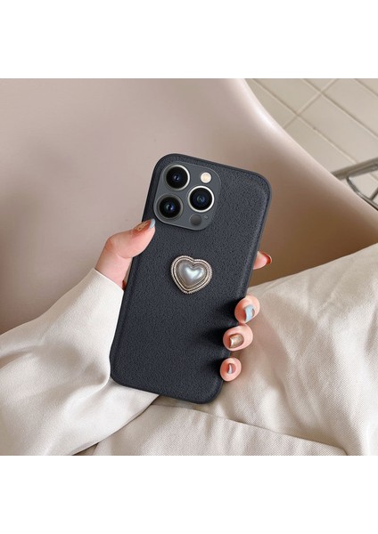 Apple iPhone 12 Pro Max Uyumlu Kılıf Zebana Velvix Silikon Kılıf Siyah