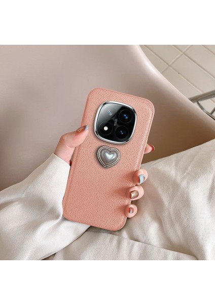 Xiaomi Redmi Note 14 Pro Plus 5g Uyumlu Kılıf Zebana Velvix Silikon Kılıf Rose Gold