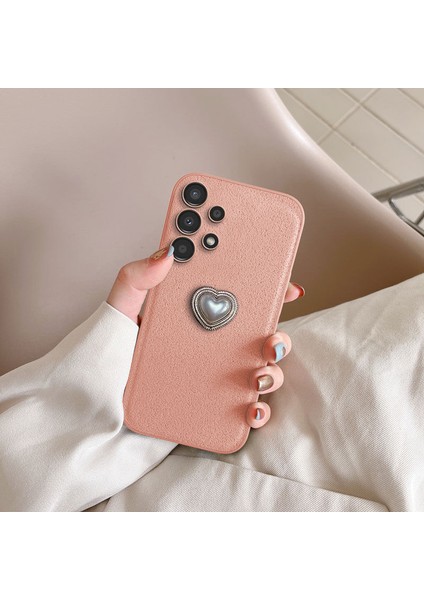 Samsung Galaxy A53 5g Uyumlu Kılıf Zebana Velvix Silikon Kılıf Rose Gold