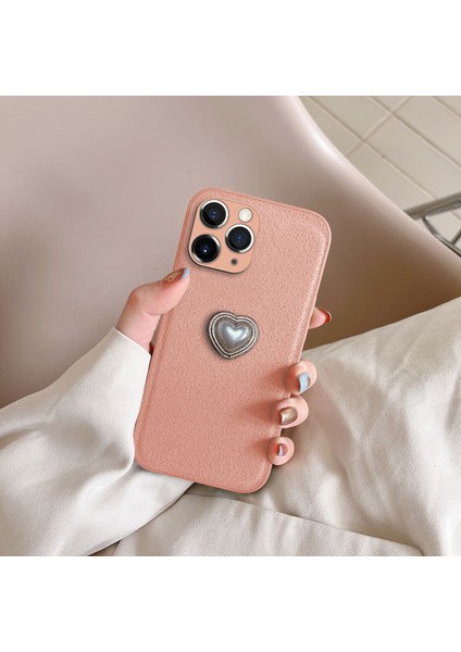 Apple iPhone 11 Pro Uyumlu Kılıf Zebana Velvix Silikon Kılıf Rose Gold