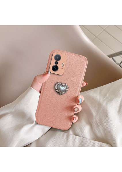 Xiaomi Mi 11T Uyumlu Kılıf Zebana Velvix Silikon Kılıf Rose Gold