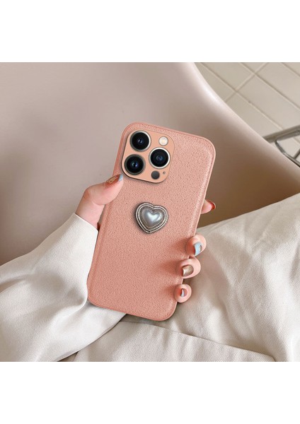 Apple iPhone 12 Pro Uyumlu Kılıf Zebana Velvix Silikon Kılıf Rose Gold