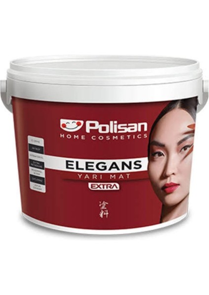 Elegans Extra Yarı Mat (Küf Önleyici Antibakteriyel) Boya 2,5 Lt 4002 Sabah Sisi, CI-6202