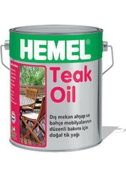 Teak Oil 1. Sınıf Tik Yağı 0,75 Litre
