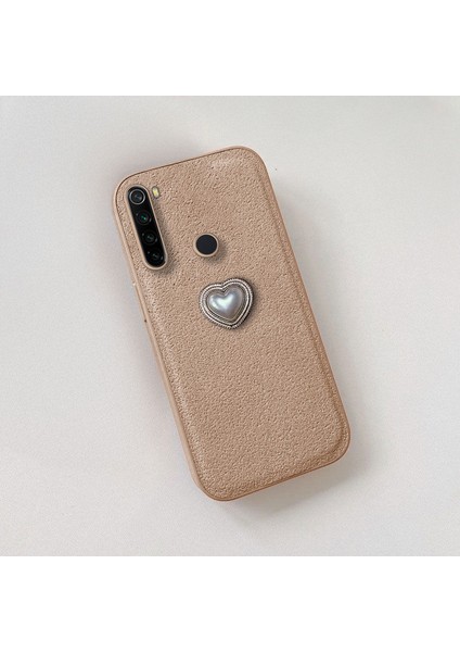 Xiaomi Redmi Note 8 Uyumlu Kılıf Zebana Velvix Silikon Kılıf Açık Kahverengi fiyatları