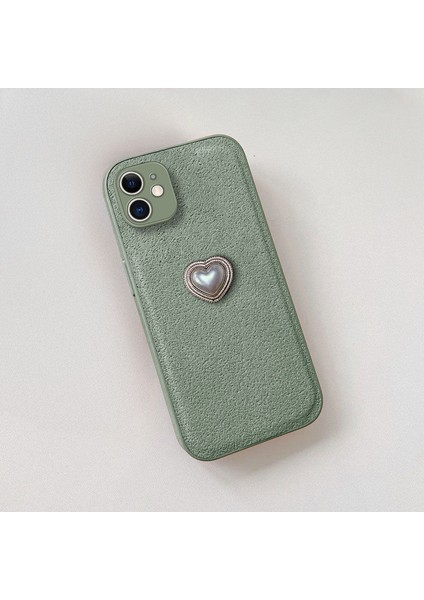 Apple iPhone 12 Uyumlu Kılıf Zebana Velvix Silikon Kılıf Yeşil fiyatları