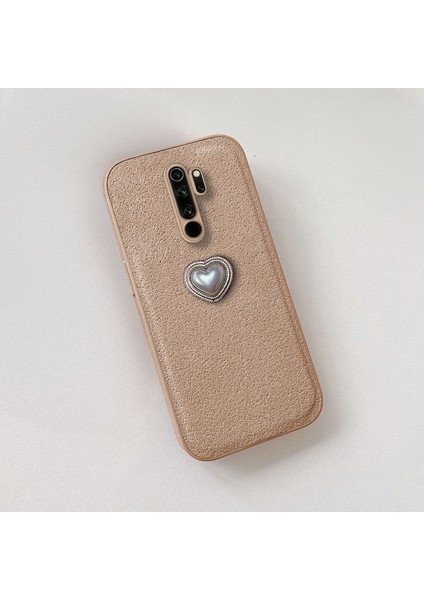 Xiaomi Redmi Note 8 Pro Uyumlu Kılıf Zebana Velvix Silikon Kılıf Açık Kahverengi fiyatları