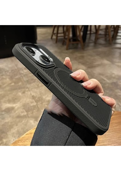 Apple iPhone 14 Uyumlu Kılıf Zebana Best Karbon Fiber Kılıf (Kablosuz Şarj Destekli) Siyah fiyatları