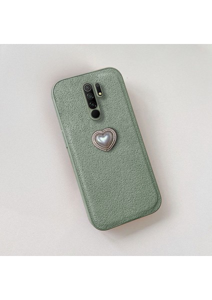 Xiaomi Redmi 9 Uyumlu Kılıf Zebana Velvix Silikon Kılıf Yeşil fiyatları