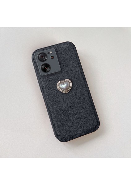 Xiaomi Mi 13T Uyumlu Kılıf Zebana Velvix Silikon Kılıf Siyah