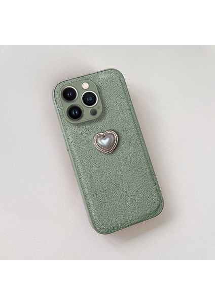 Apple iPhone 14 Pro Uyumlu Kılıf Zebana Velvix Silikon Kılıf Yeşil