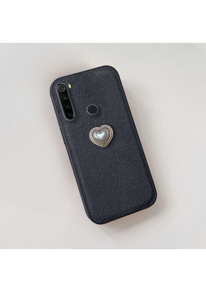 Xiaomi Redmi Note 8 Uyumlu Kılıf Zebana Velvix Silikon Kılıf Siyah