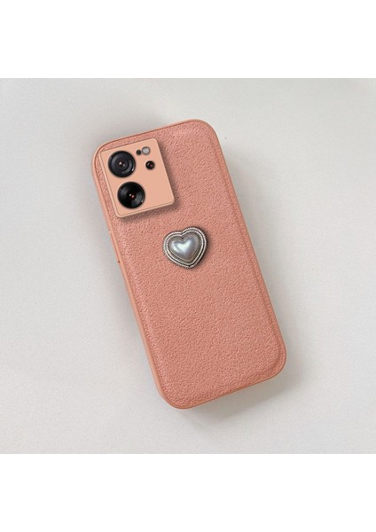 Xiaomi Mi 13T Uyumlu Kılıf Zebana Velvix Silikon Kılıf Rose Gold