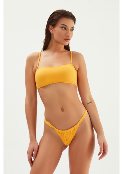 2530ESMM Düz Bandana Bikini Üst